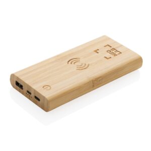XD Baterie externă wireless Bamboo 8.000 mAh 5W