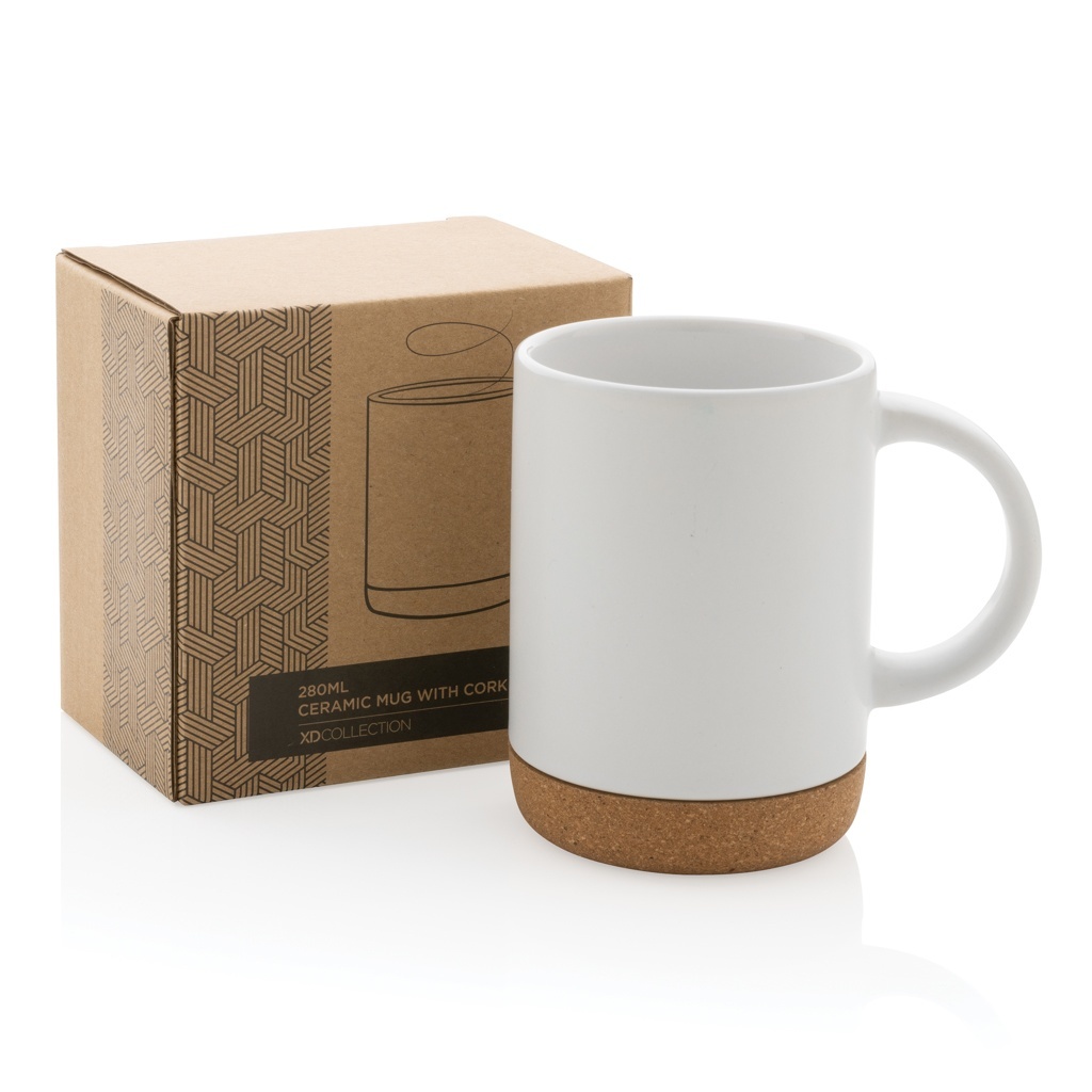 Cană ceramică cu bază de plută 280 ml 7 Cană ceramică cu bază de plută 280 ml - imagine 7