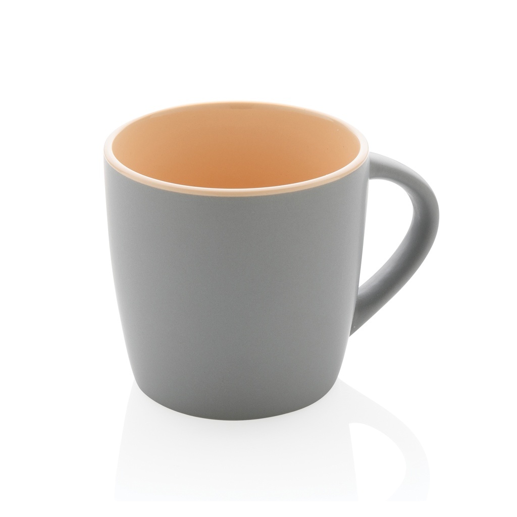 Cană ceramică cu interior colorat 300 ml 11 Cană ceramică cu interior colorat 300 ml - imagine 11