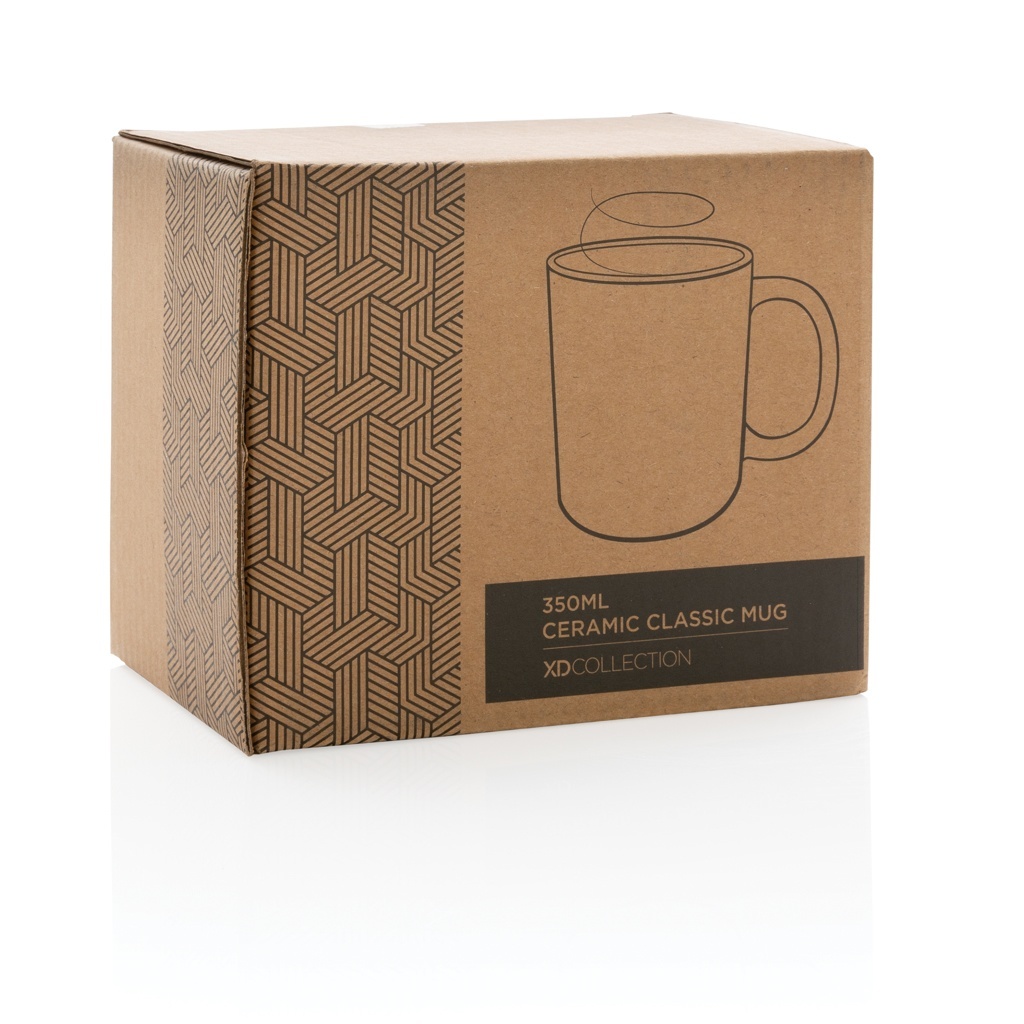 Cană clasică din ceramică 350 ml 4 Cană clasică din ceramică 350 ml - imagine 4
