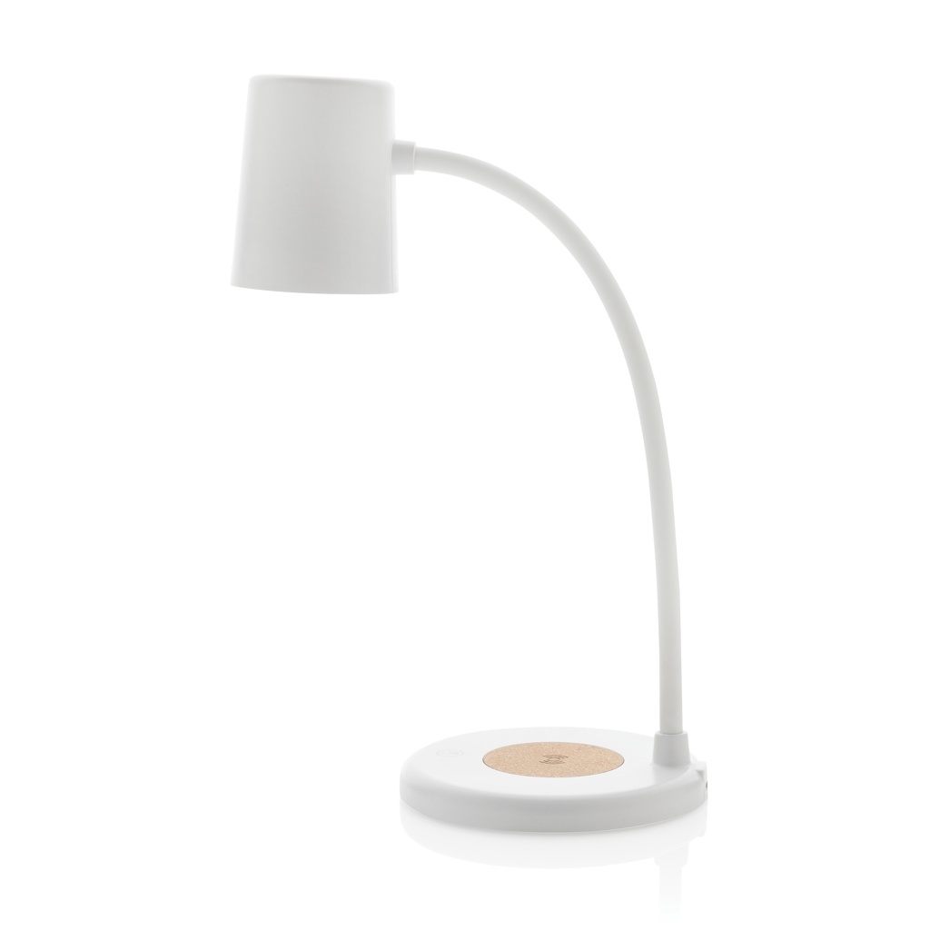 XD Lampă de birou wireless Zenara RCS din plastic reciclat și plută de 15W 4 XD Lampă de birou wireless Zenara RCS din plastic reciclat și plută de 15W - imagine 4