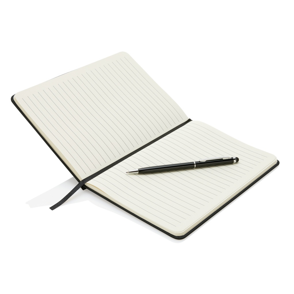 XD Notebook standard A5 cu copertă rigidă din PU și stilou 3 XD Notebook standard A5 cu copertă rigidă din PU și stilou - imagine 3
