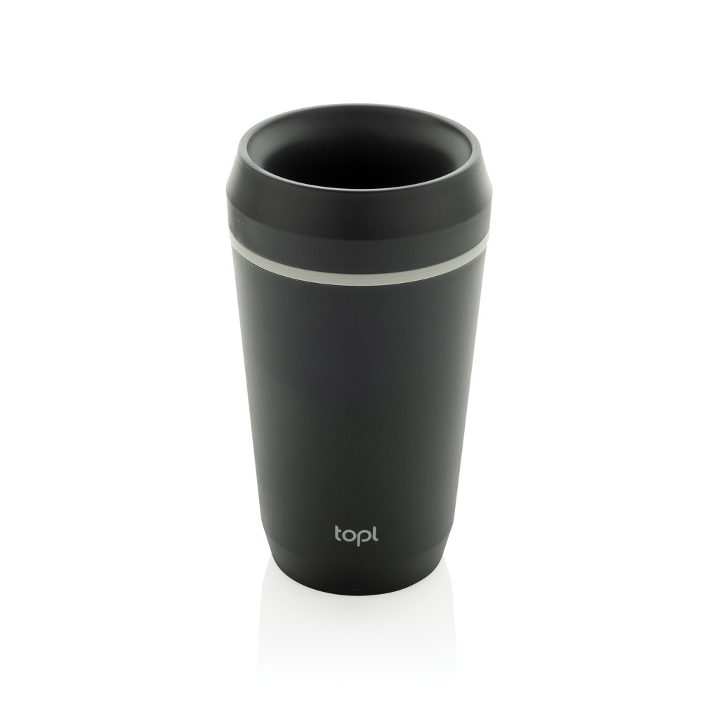 Pahar Topl din plastic reciclat, capac patentat 360, 354 ml 3 Pahar Topl din plastic reciclat, capac patentat 360, 354 ml - imagine 3