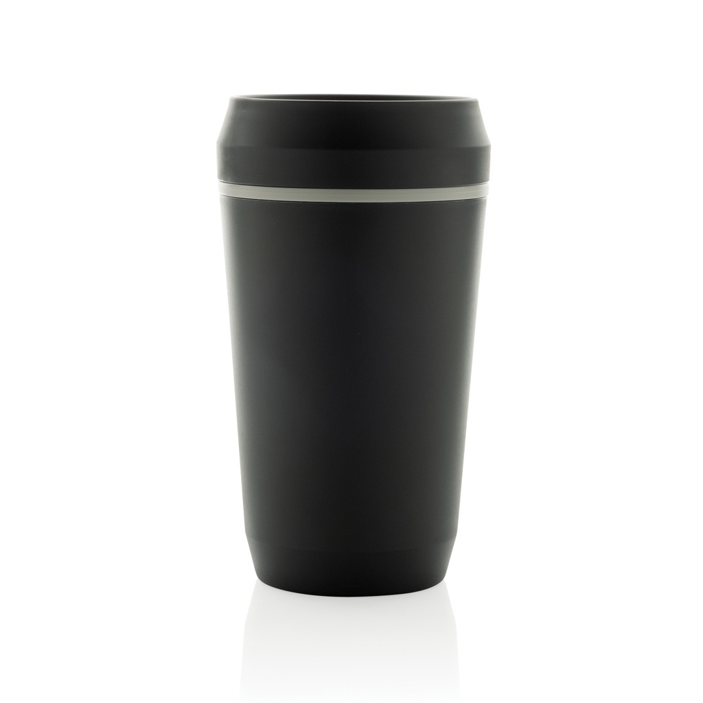 Pahar Topl din plastic reciclat, capac patentat 360, 354 ml 4 Pahar Topl din plastic reciclat, capac patentat 360, 354 ml - imagine 4
