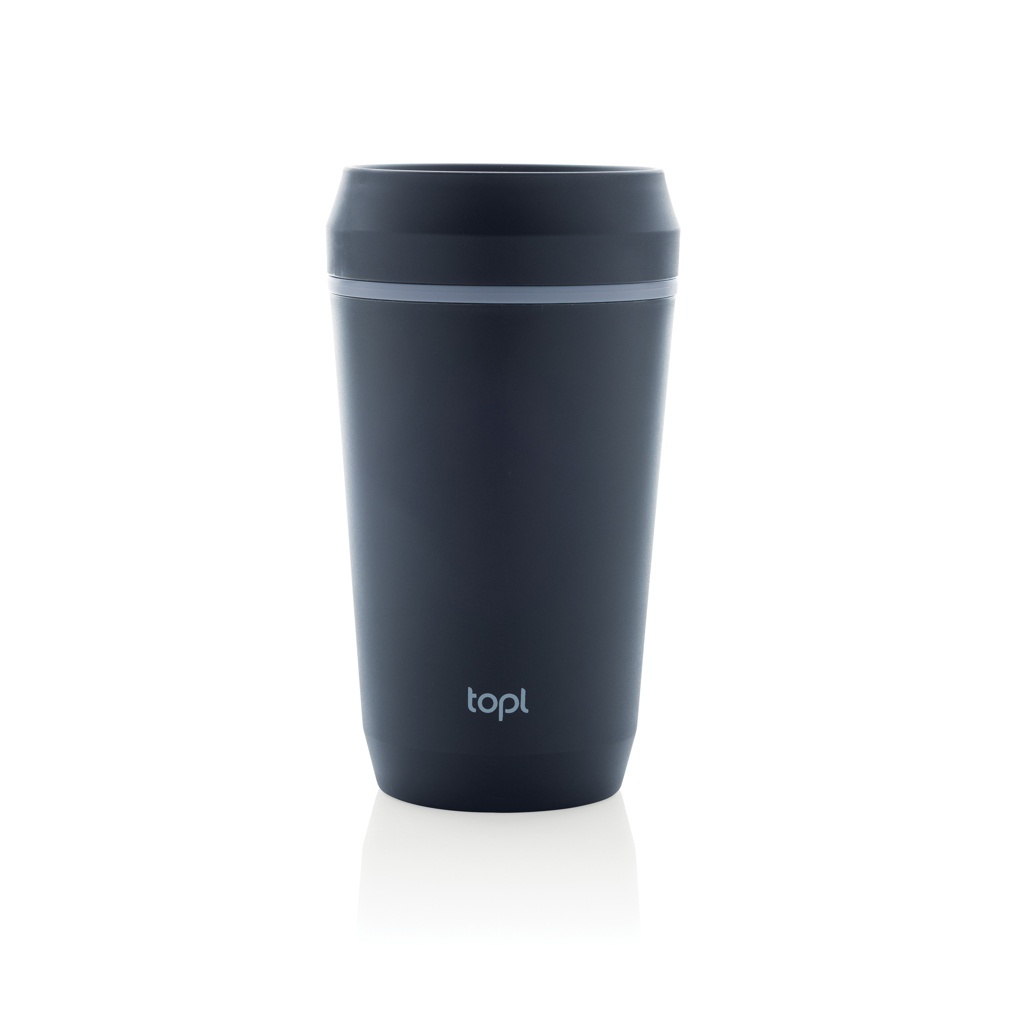Pahar Topl din plastic reciclat, capac patentat 360, 354 ml 5 Pahar Topl din plastic reciclat, capac patentat 360, 354 ml - imagine 5