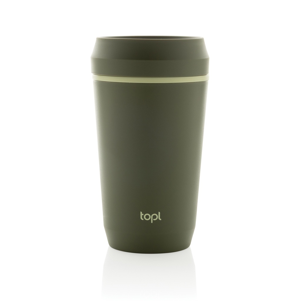 Pahar Topl din plastic reciclat, capac patentat 360, 354 ml 8 Pahar Topl din plastic reciclat, capac patentat 360, 354 ml - imagine 8