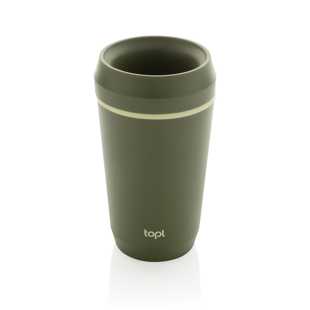 Pahar Topl din plastic reciclat, capac patentat 360, 354 ml 9 Pahar Topl din plastic reciclat, capac patentat 360, 354 ml - imagine 9