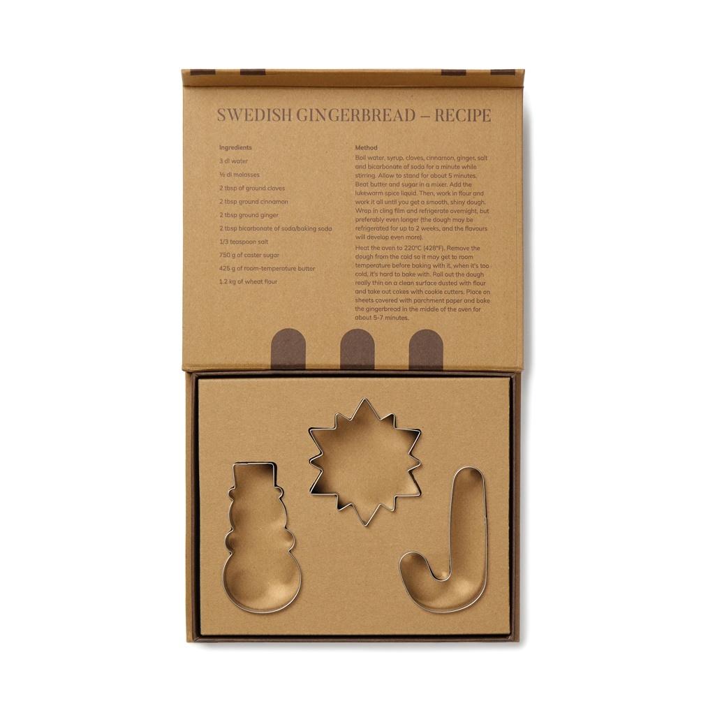XD Set de 3 forme clasice pentru biscuiți VINGA 2 XD Set de 3 forme clasice pentru biscuiți VINGA - imagine 2