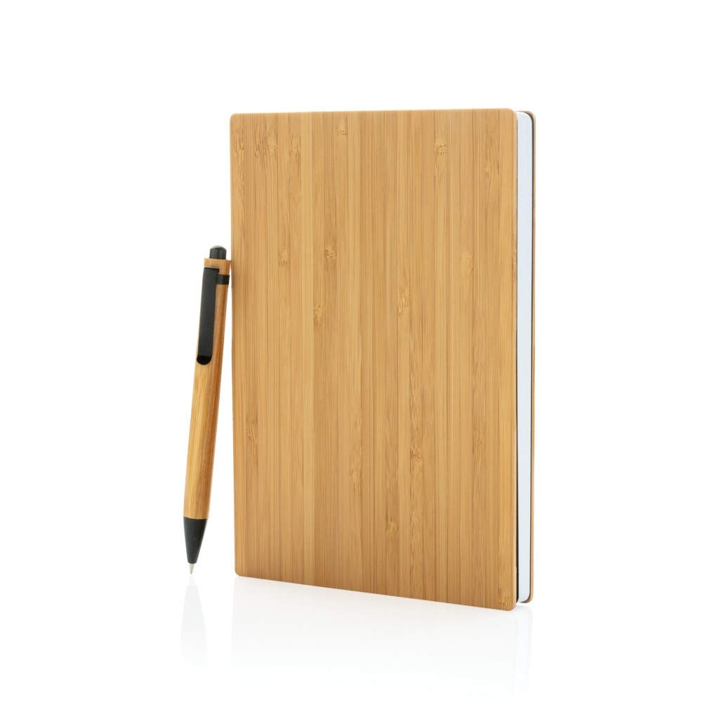 XD Set Notebook și pix A5 din bambus 2 XD Set Notebook și pix A5 din bambus - imagine 2