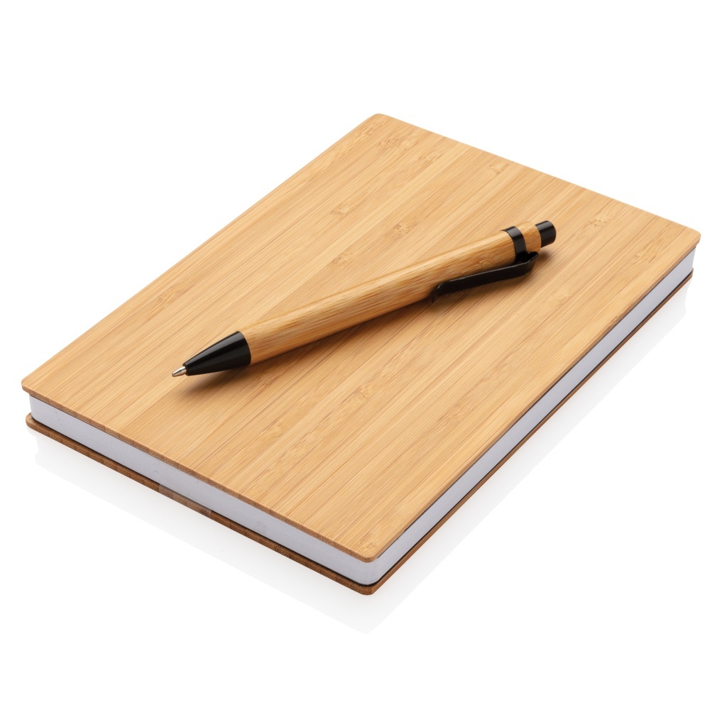 XD Set Notebook și pix A5 din bambus 3 XD Set Notebook și pix A5 din bambus - imagine 3