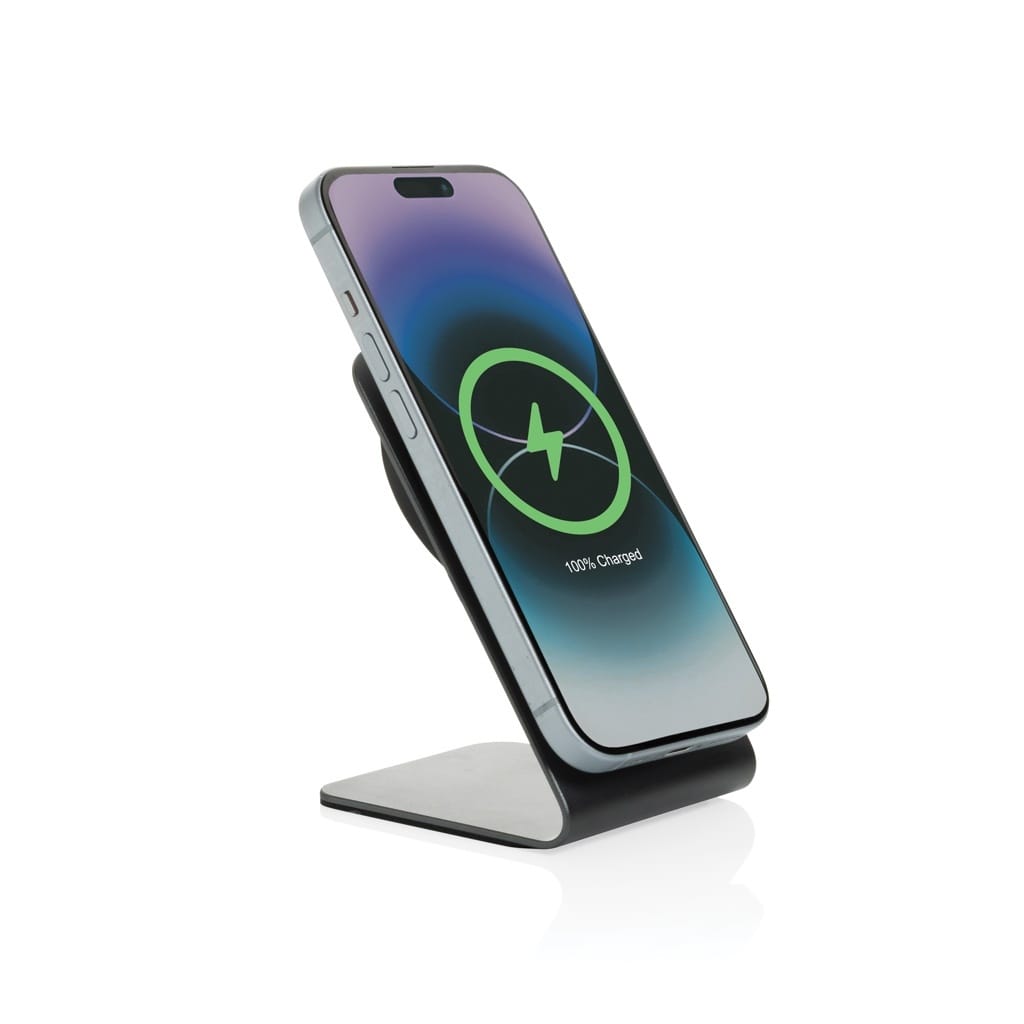 XD Suport de telefon magnetic cu încărcare wireless Terra din aluminiu, 15W 4 XD Suport de telefon magnetic cu încărcare wireless Terra din aluminiu, 15W - imagine 4