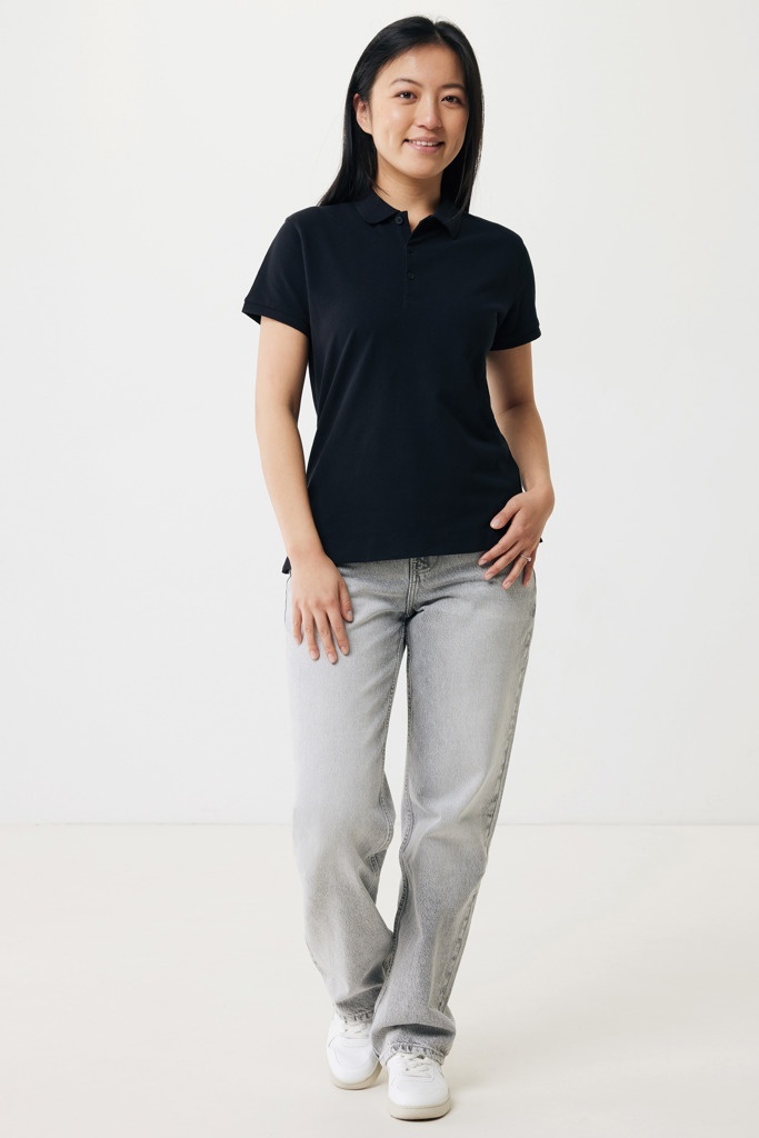 Tricou polo IQONIQ Yosemite din bumbac reciclat pentru femei 3 Tricou polo IQONIQ Yosemite din bumbac reciclat pentru femei - imagine 3