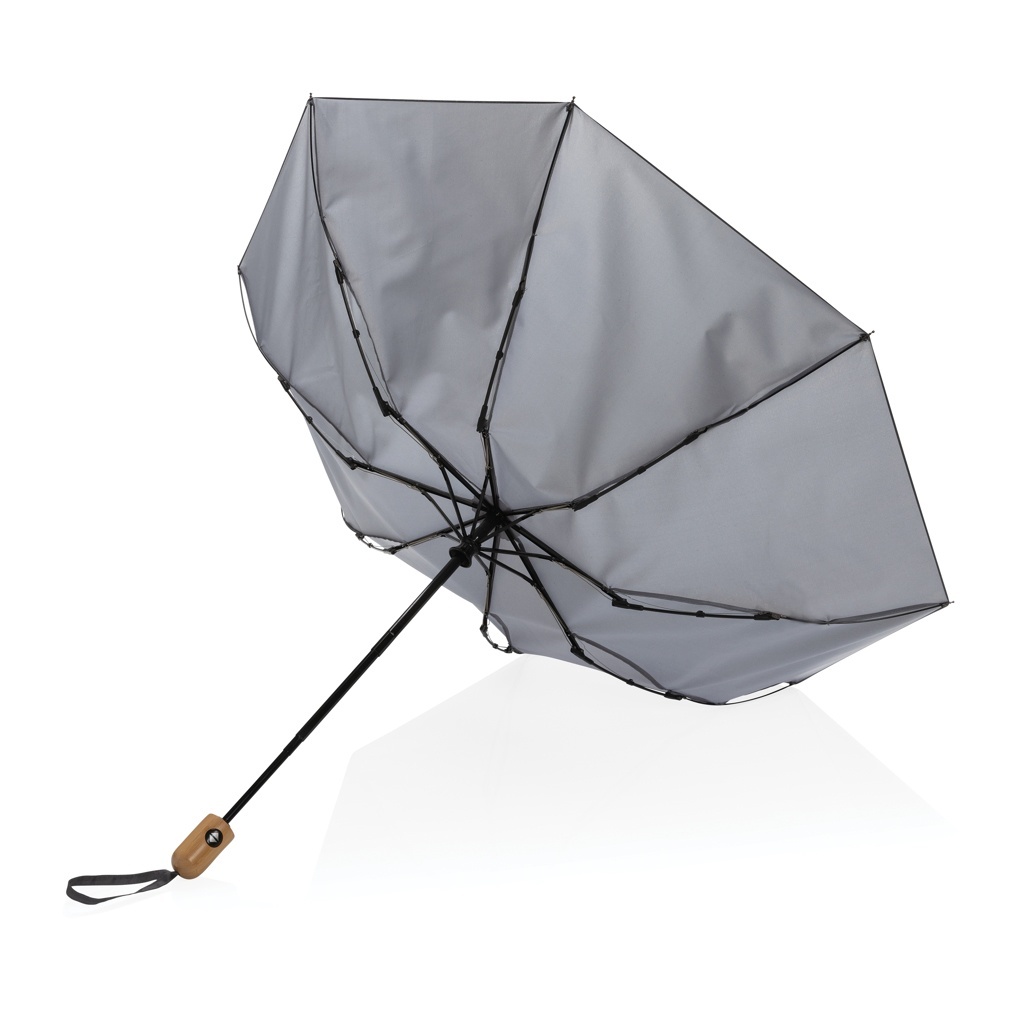 Umbrelă Impact AWARE RPET 190T din bambus, 21" cu deschidere/închidere automată 7 Umbrelă Impact AWARE RPET 190T din bambus, 21" cu deschidere/închidere automată - imagine 7