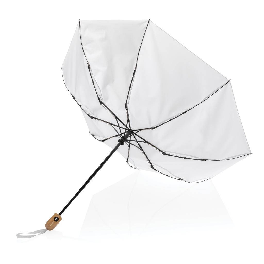 Umbrelă Impact AWARE RPET 190T din bambus, 21" cu deschidere/închidere automată 10 Umbrelă Impact AWARE RPET 190T din bambus, 21" cu deschidere/închidere automată - imagine 10
