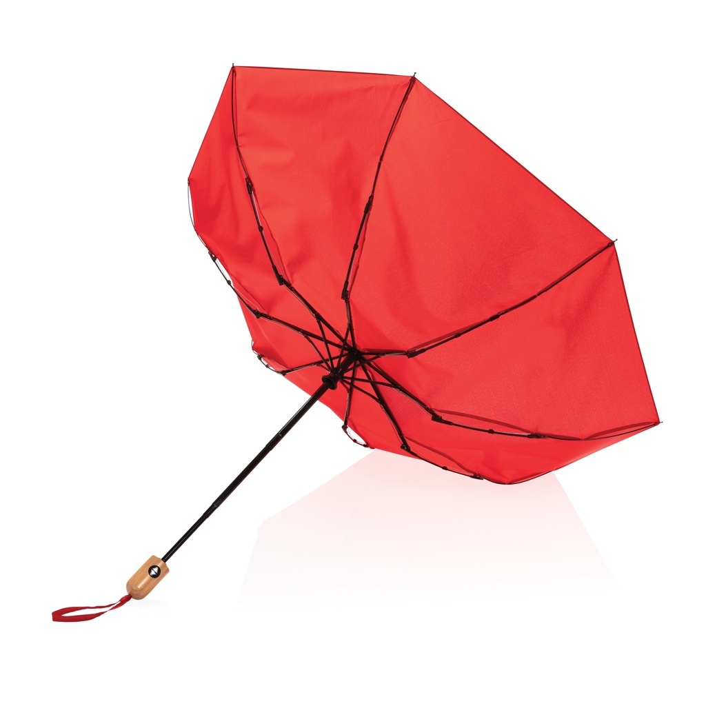 Umbrelă Impact AWARE RPET 190T din bambus, 21" cu deschidere/închidere automată 13 Umbrelă Impact AWARE RPET 190T din bambus, 21" cu deschidere/închidere automată - imagine 13