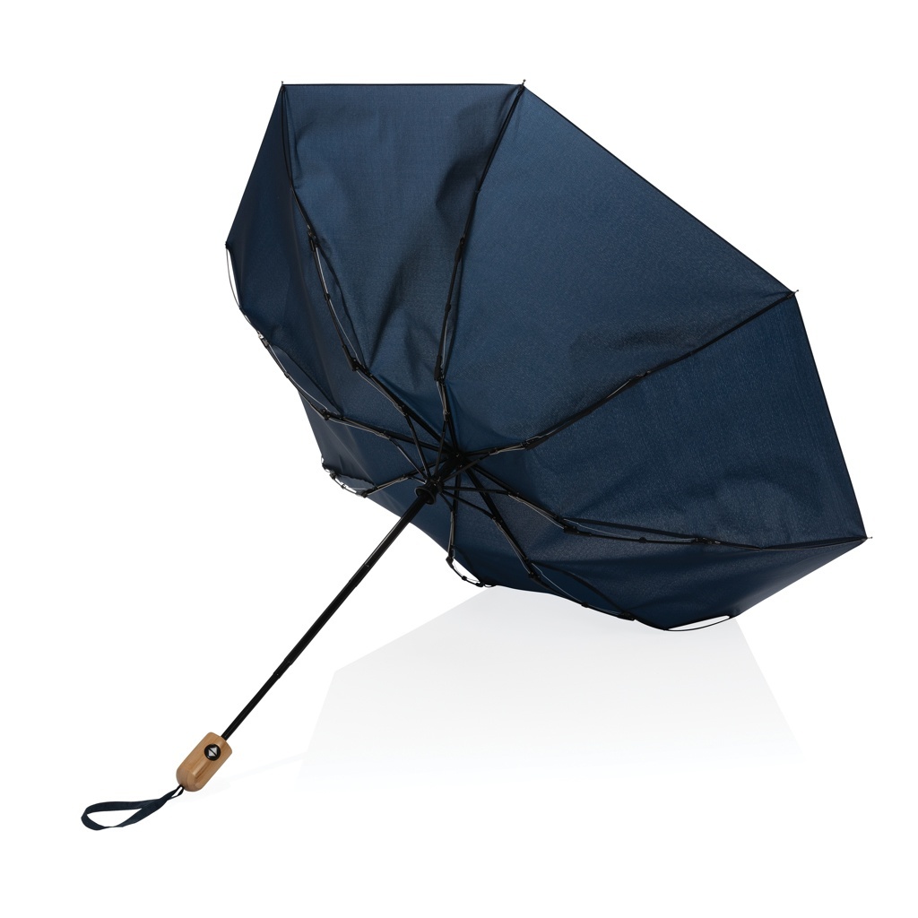 Umbrelă Impact AWARE RPET 190T din bambus, 21" cu deschidere/închidere automată 16 Umbrelă Impact AWARE RPET 190T din bambus, 21" cu deschidere/închidere automată - imagine 16