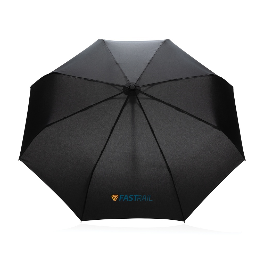 Umbrelă Impact AWARE RPET 190T din bambus, 21" cu deschidere/închidere automată 2 Umbrelă Impact AWARE RPET 190T din bambus, 21" cu deschidere/închidere automată - imagine 2